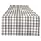 DII® 72" Reversible Gingham & Buffalo Check Table Runner